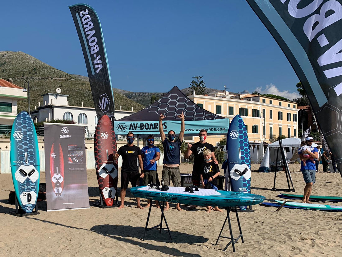 AV and the team @ 2020 Formia Wind for Fun