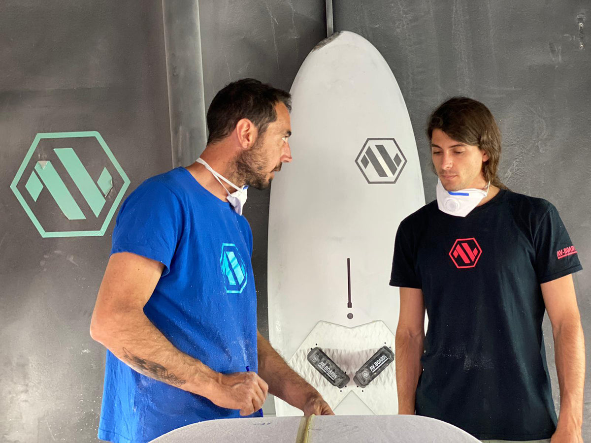 Jacopo Testa @ AV-Boards headquarters