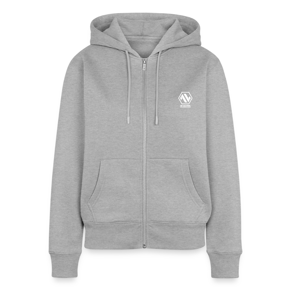 Women's Premium Hooded Jacket - heather grey
