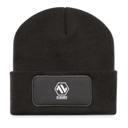 Recycled Patch Beanie - dark grey