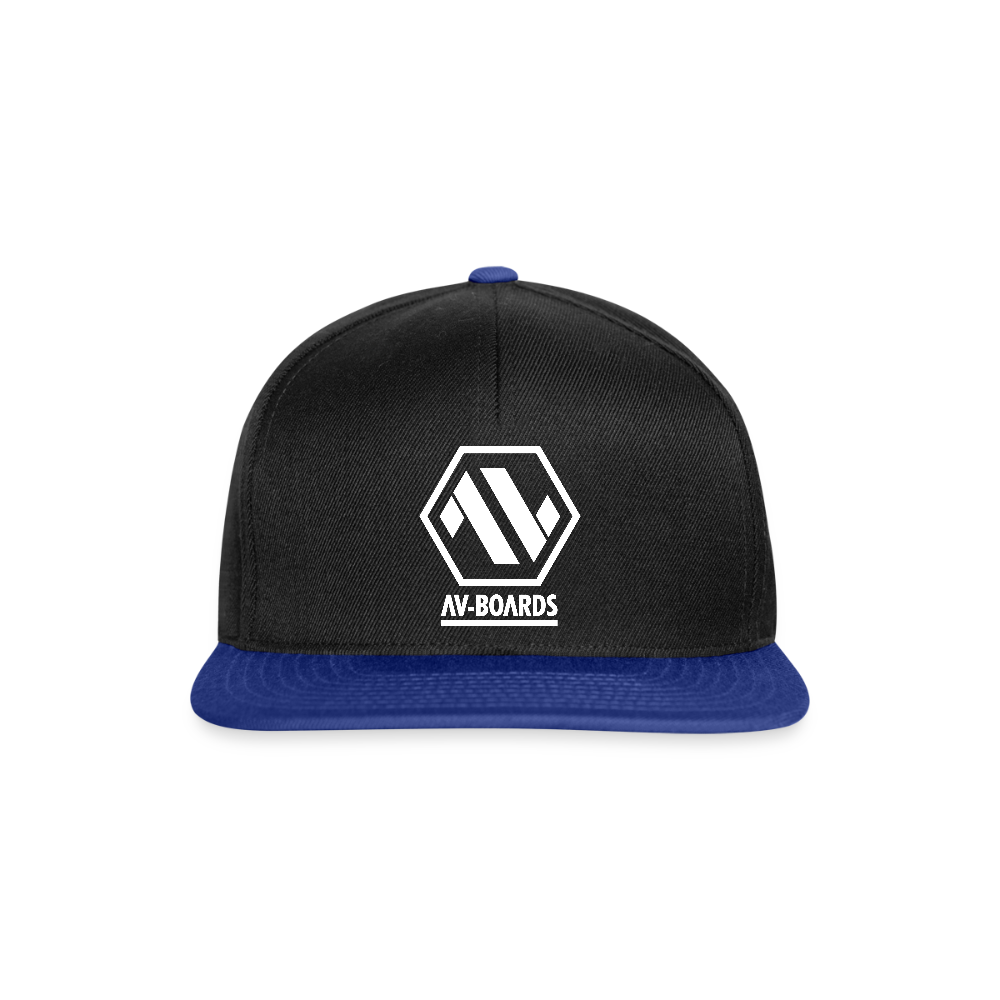 Snapback Cap - black/bright royal