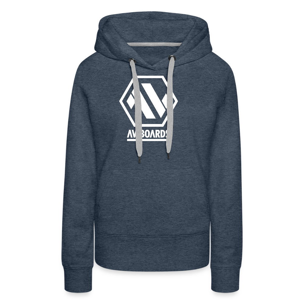 Women’s Premium Hoodie - heather denim