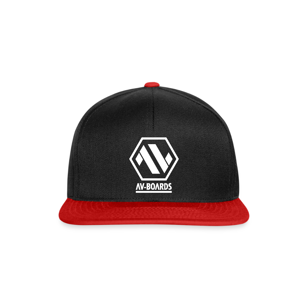 Snapback Cap - black/red
