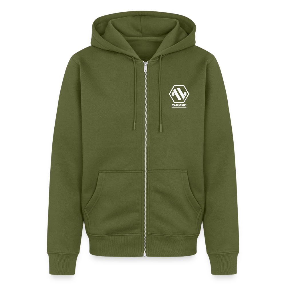 Unisex Premium Hooded Jacket - khaki