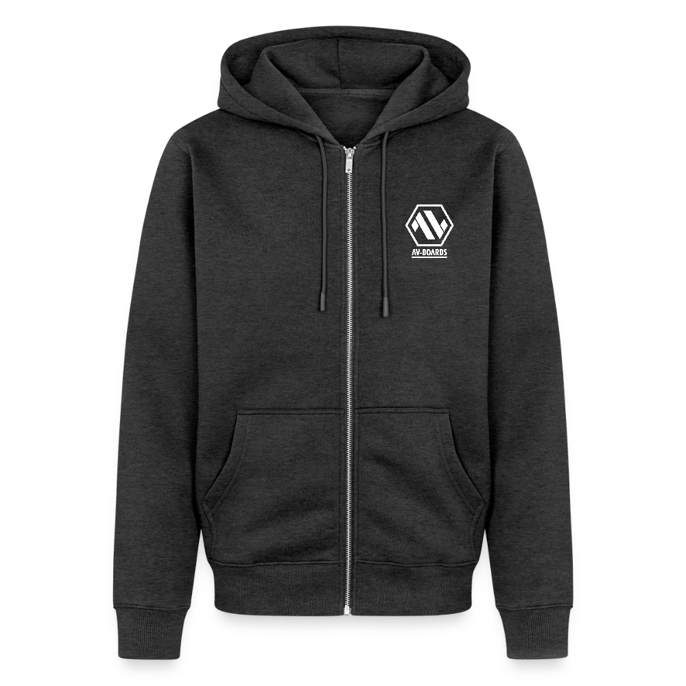 Unisex Premium Hooded Jacket - heather anthracite